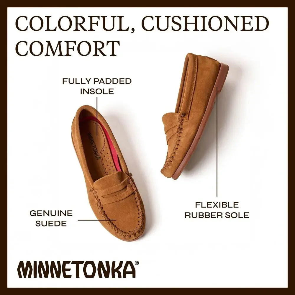 MINNETONKA MELLONY PENNY – WOMEN'S PENNY LOAFER DESIGN, SIZE 9